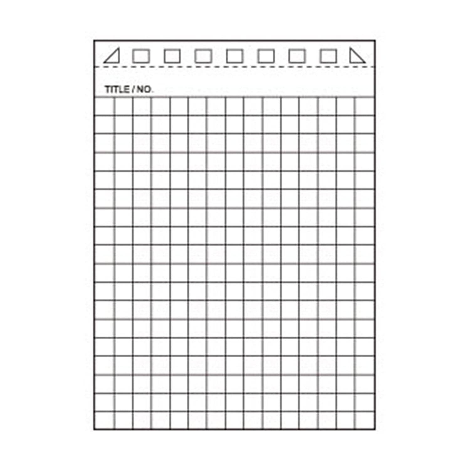 Maruman MNEMOSYNE Notebook 4.13 x 2.99 Inches (Modified A7), 5mm-squared, 70 Sheets (N184A)