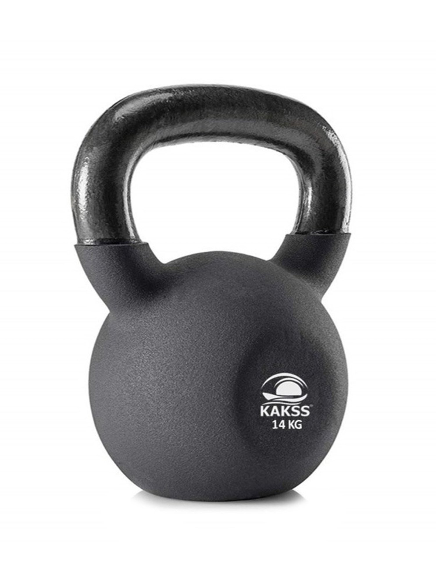 KAKSS Neoprene Half Coating Kettlebells (Black) Size - 14KG