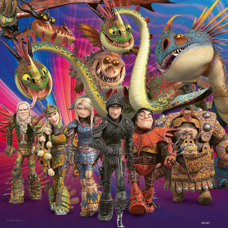 Ravensburger How to Train Your Dragon Puzzle Set - 3pk