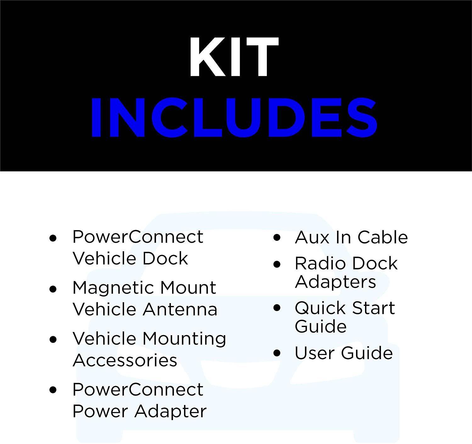 SiriusXM SXDV3 Sirius & SiriusXM Dock & Play Vehicle Kit
