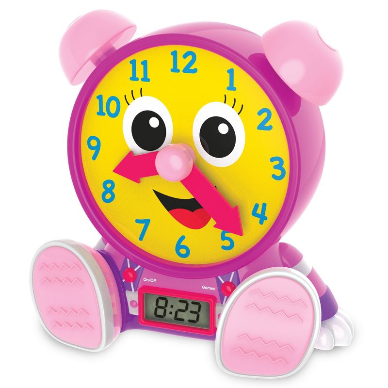 The Learning Journey Telly Jr.Teaching Time Clock Pink