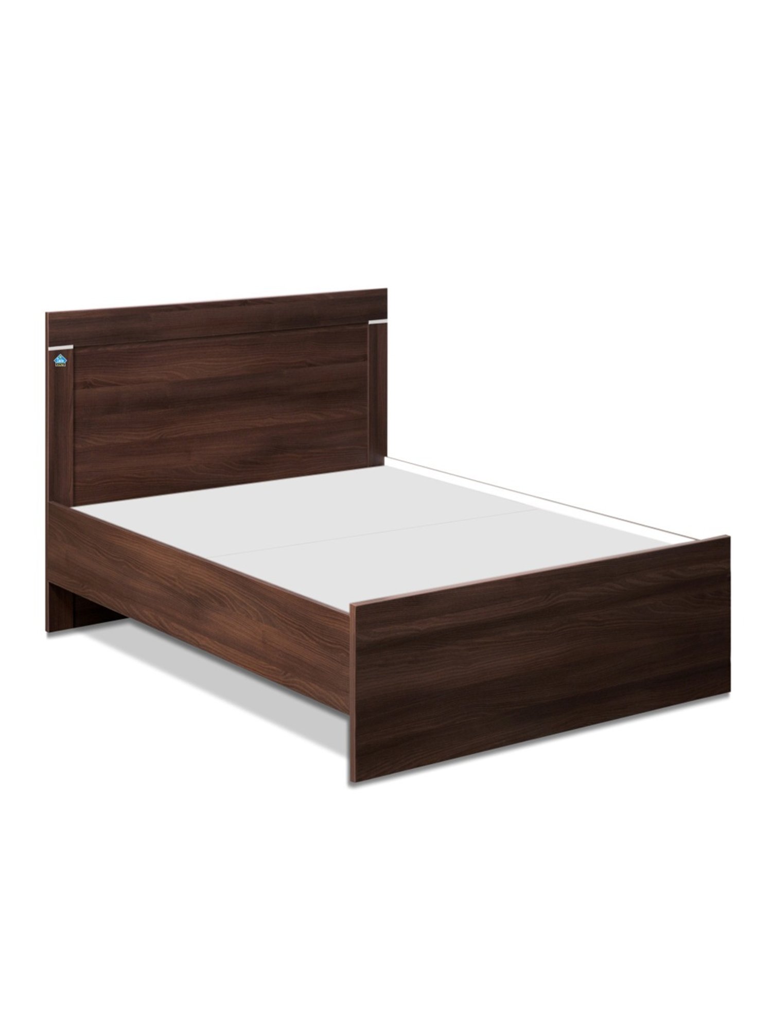 Delite Kom Treasure Acacia Dark Engineered Wood Single Bed