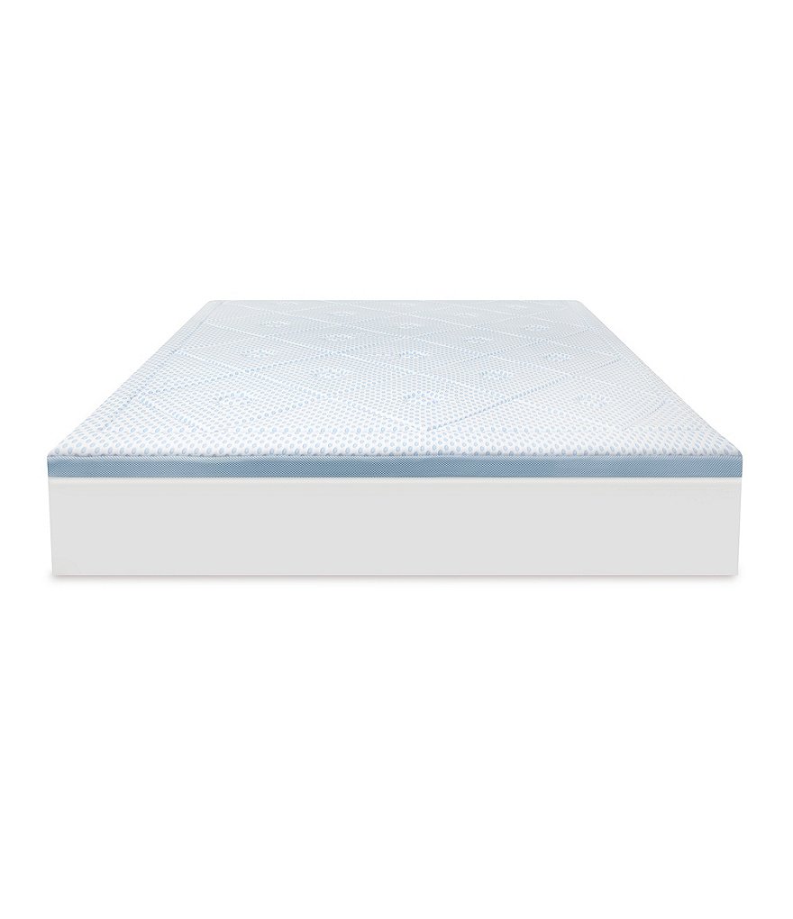Sensorpedic Majestic 2#double; Gel Swirl Memory Foam Mattress Topper