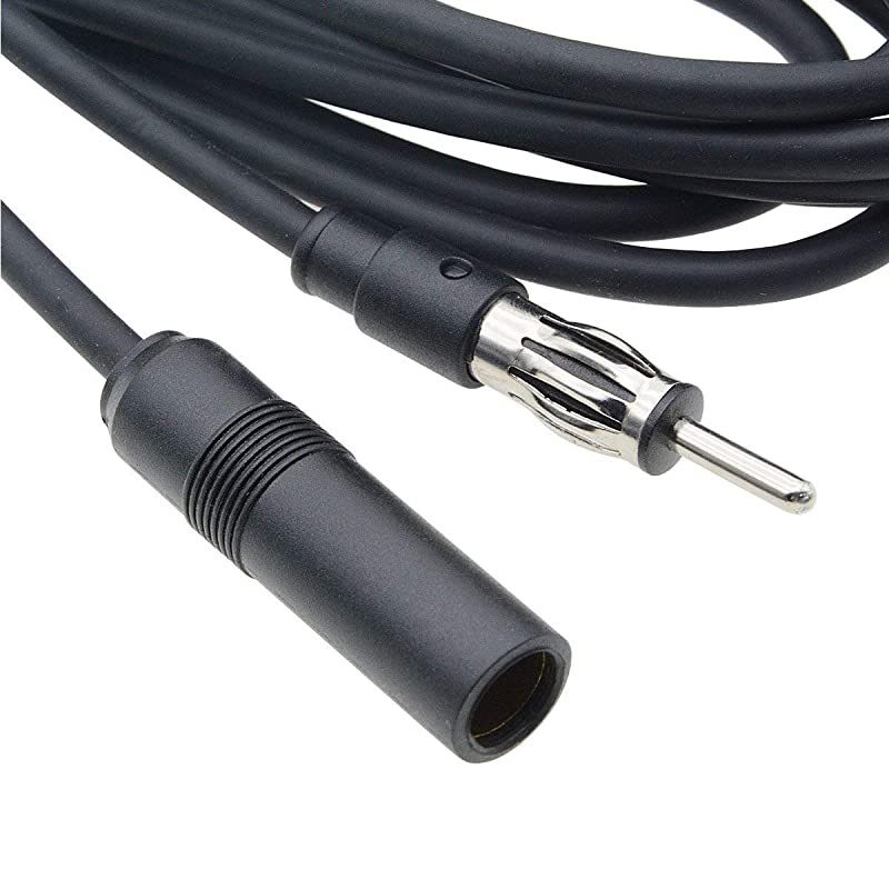 45M147 Ft Length Male to Female Universal Vehicle Car AMFM Radio Antenna Adaptor Extension Cable Pure Copper