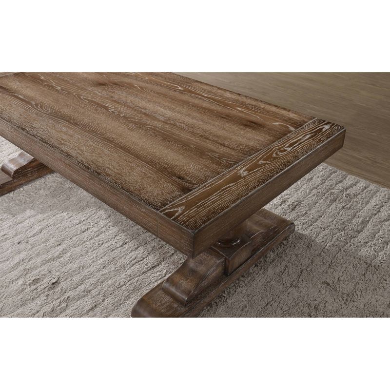 Trestle Cocktail Table Brown - Lane Home Furnishings