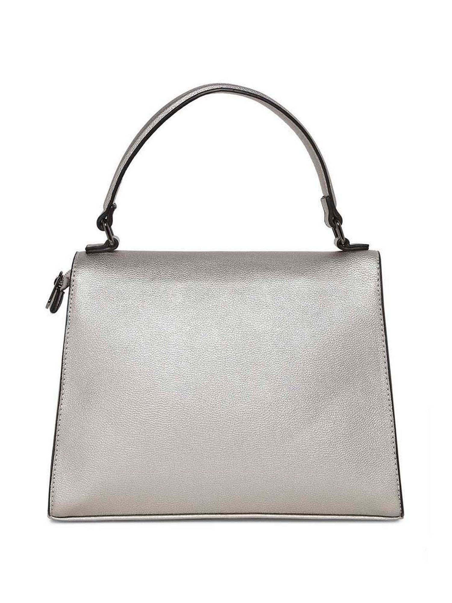 Marina Galanti Grey Embellished Medium Satchel Handbag
