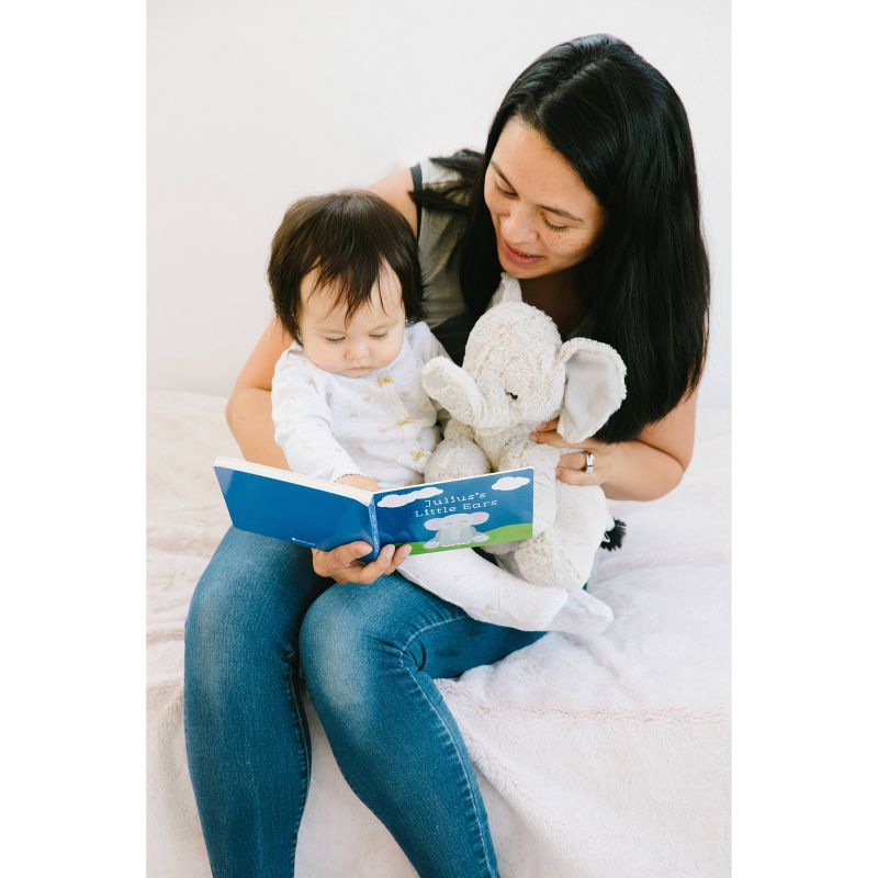 Pearhead Elephant Plush and Book Set 2pk