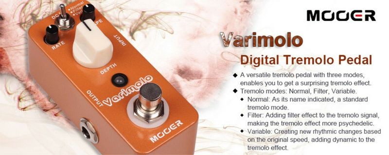 Mooer Varimolo digital tremolo Micro Guitar Effects Pedal