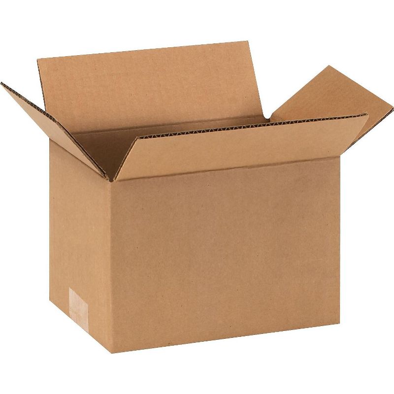 SI Products 9 x 6 x 6 Shipping Boxes, 32 ECT, Brown 90606