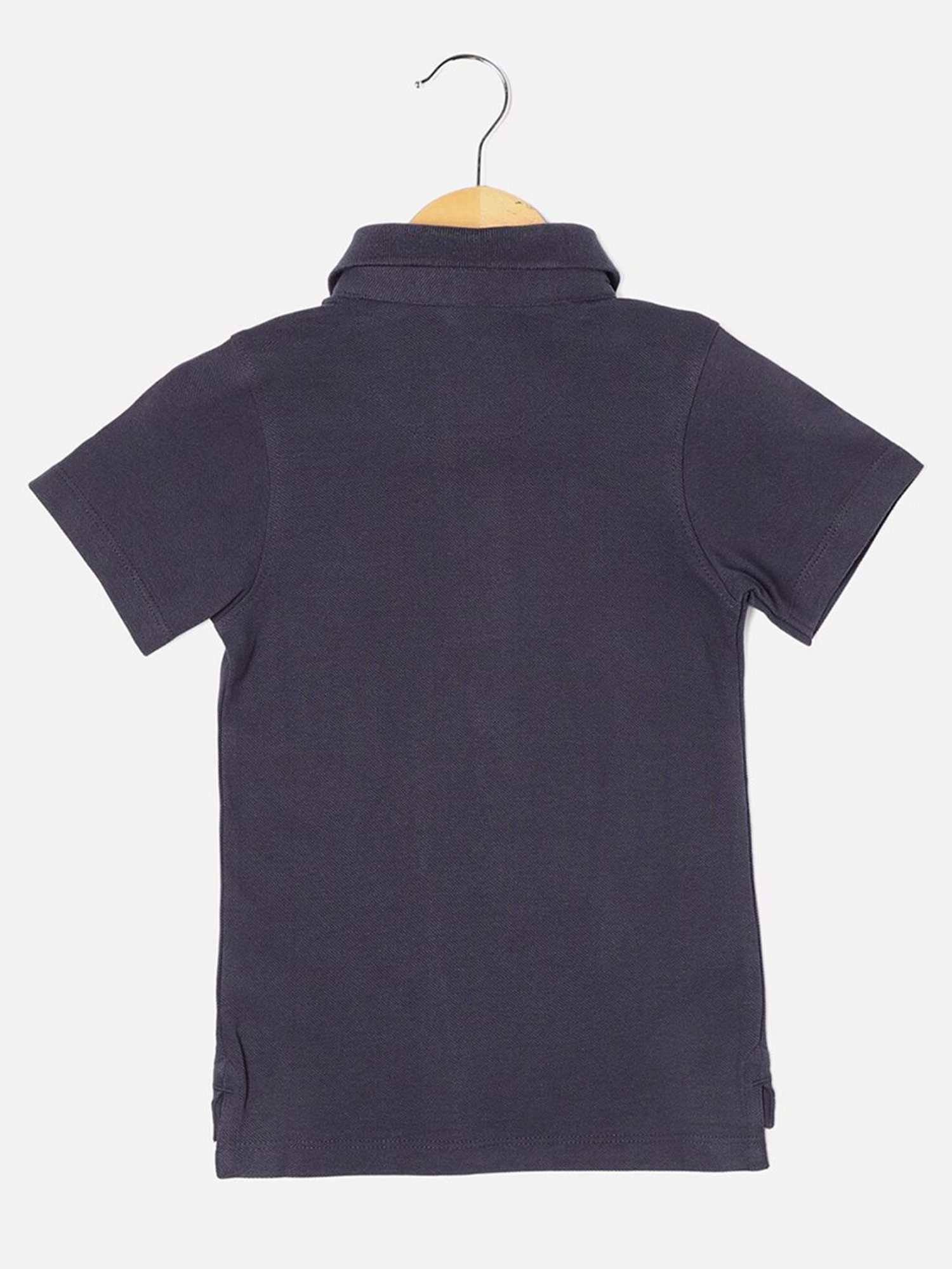 Allen Solly Junior Yellow Logo Print Polo T-Shirt