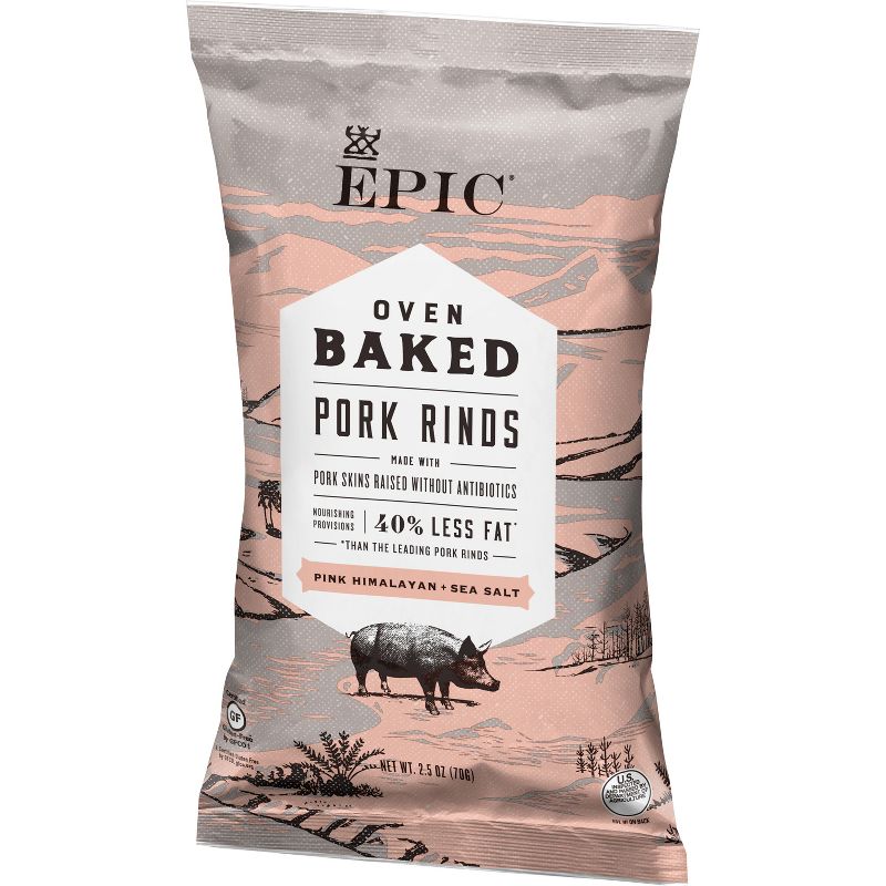 EPIC Himalayan Sea Salt Pork Rinds - 2.5oz