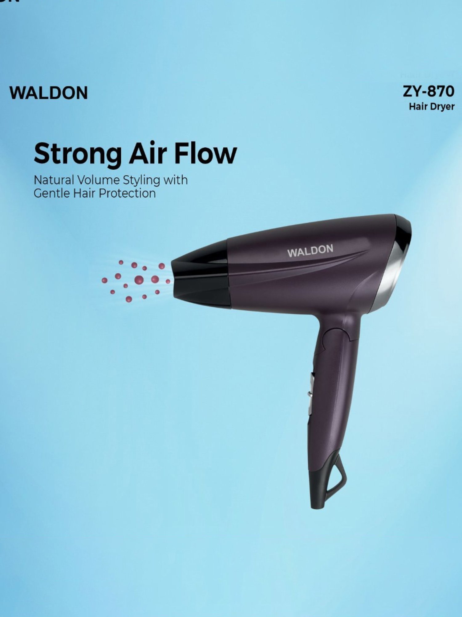 Nova Nv-1290 1000W Professional Hair Dryer