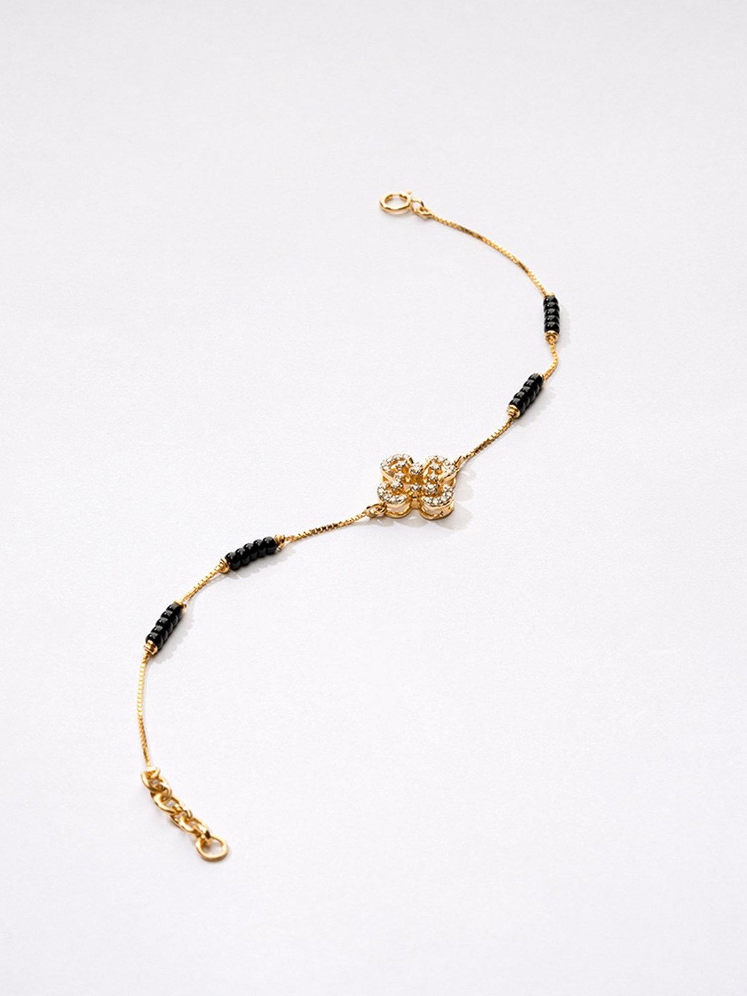 P.N.Gadgil Jewellers 14k Gold Epitomie Flexible Fit Diamond Bracelets For Women