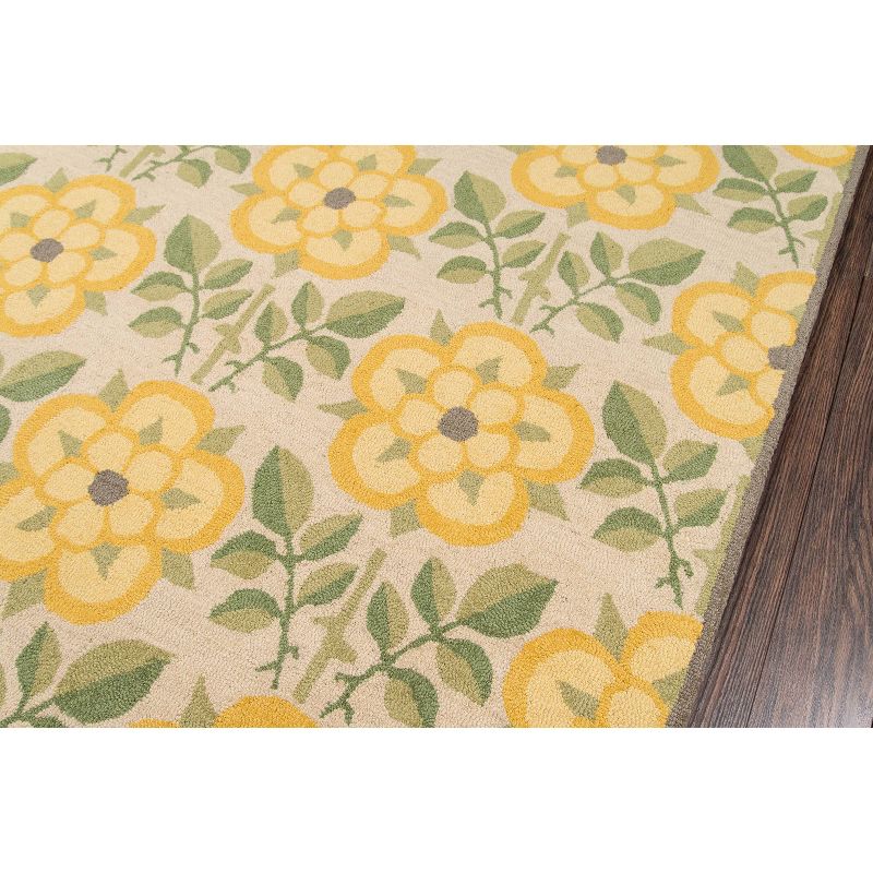 5'x8' Newport Area Rug Yellow - Momeni