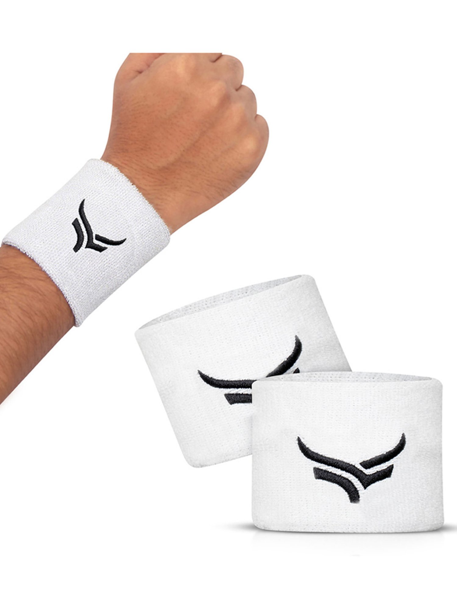 Xtrim Unisex Hand/Wrist Band (White) Size - Free Size
