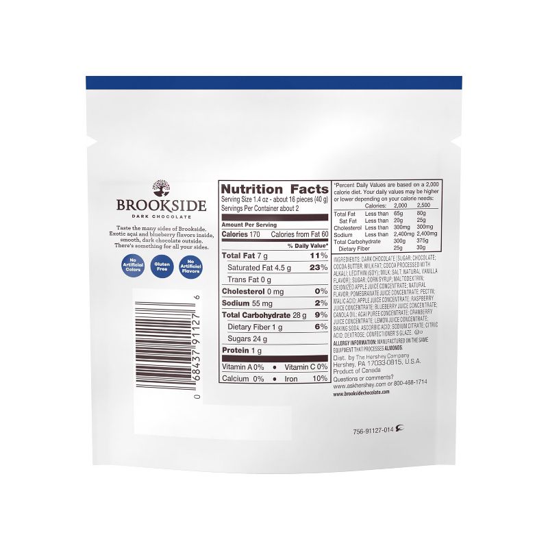 Brookside Acai & Blueberry Dark Chocolate Candies - 3oz