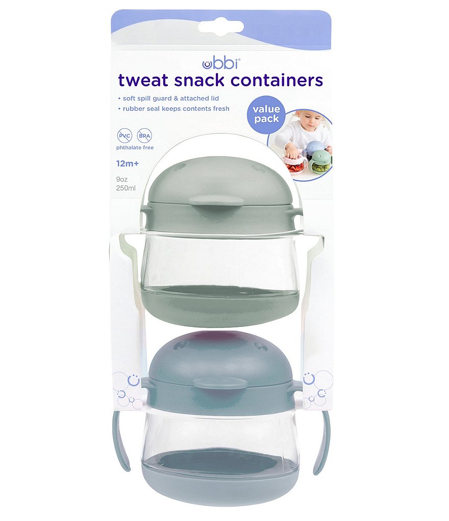 Ubbi Tweat Snack Containers 2-Pack