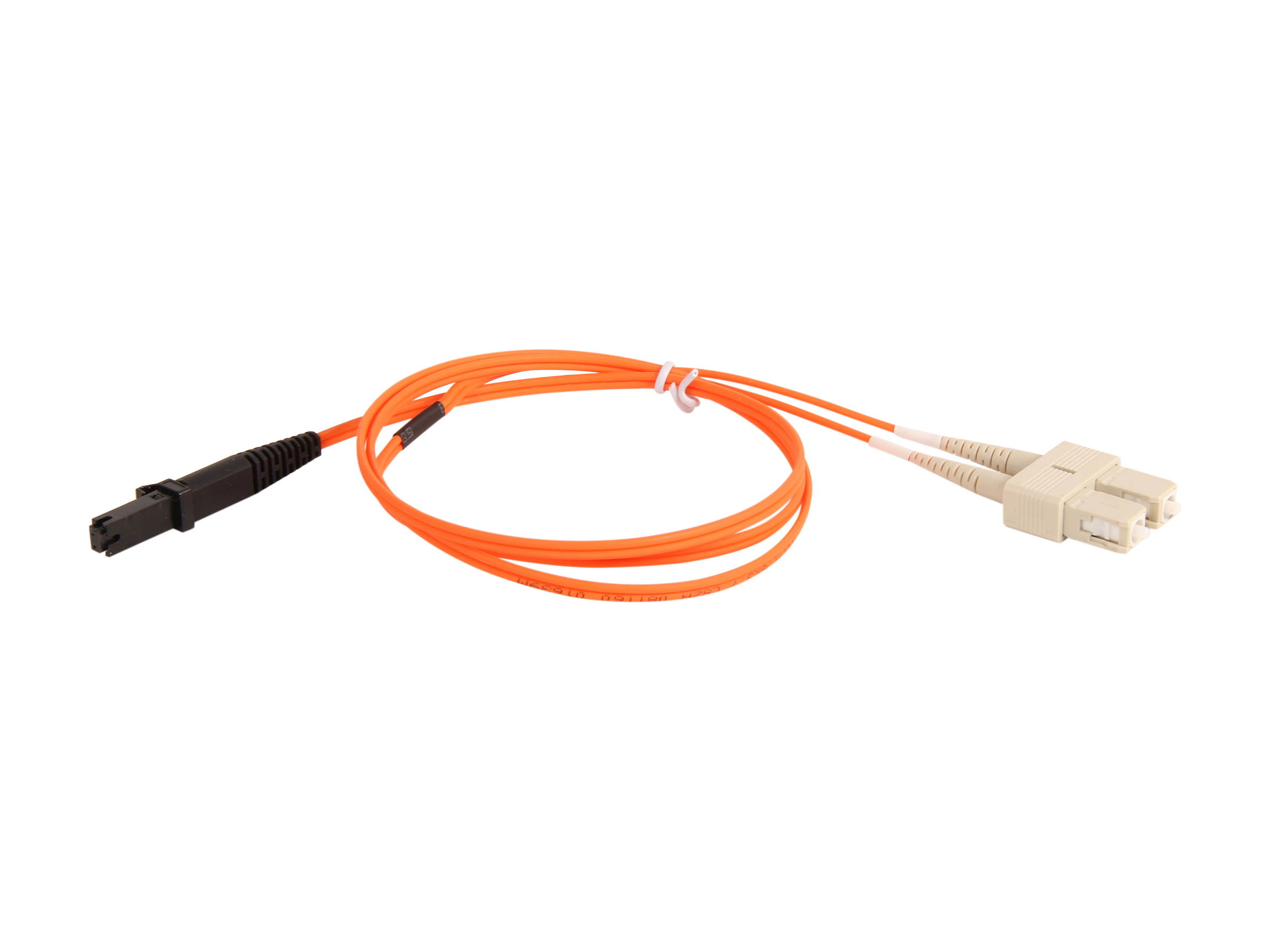 Coboc CY-OM1-MTRJ/SC-FMM-1 3.28 ft. Fiber Optic Cable, MTRJ (Female)/SC, Multi Mode, Duplex (62.5/125 Type) - Orange