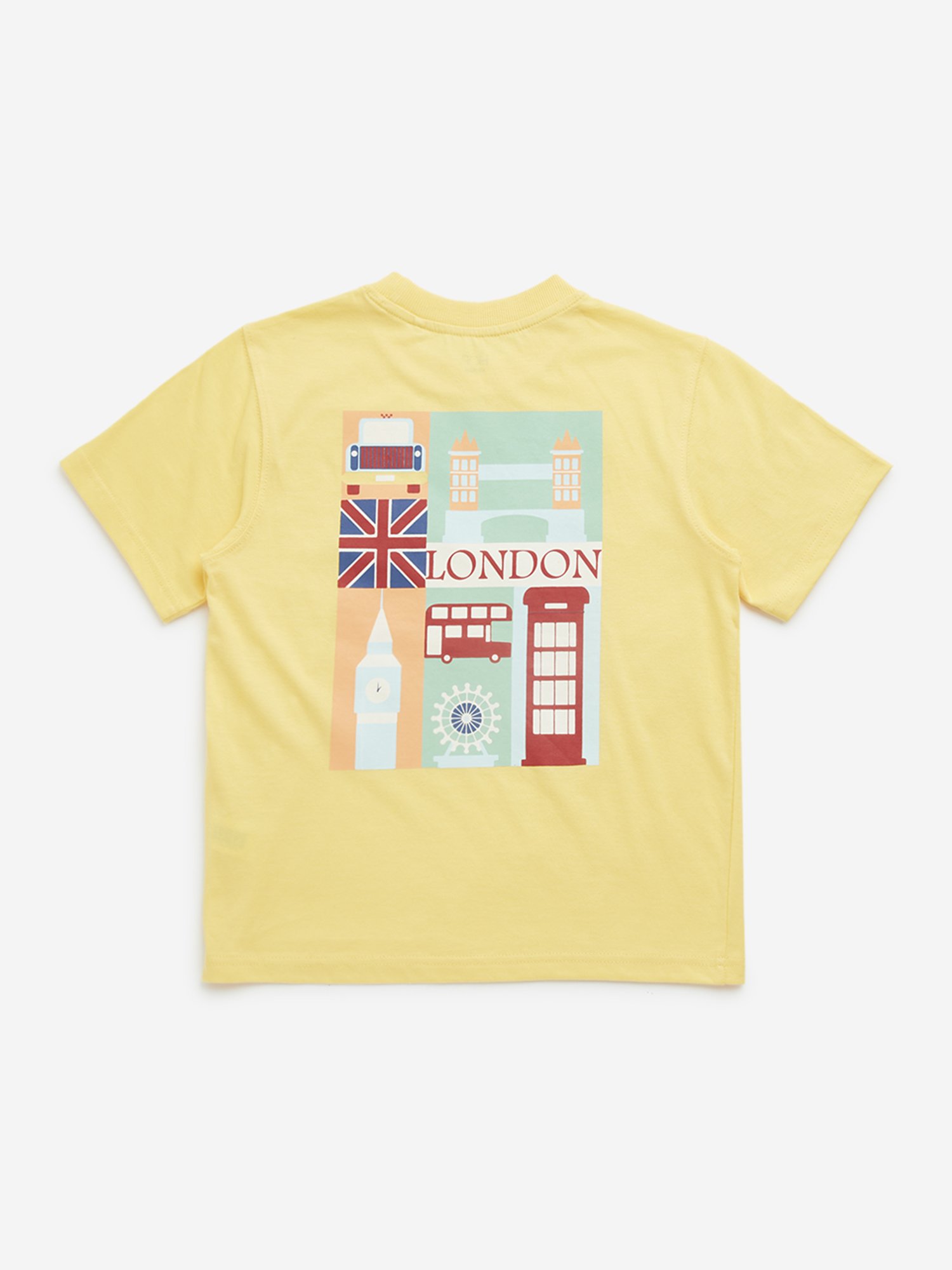 HOP Kids by Westside Yellow London Inspired Cotton T-Shirt