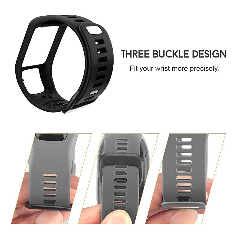 Compatible with Spark 3 Watch Bands Silicone Watch Straps Replacement for Runner 2 3Spark 3 Golfer 2Adventurer Smartwatches Mint