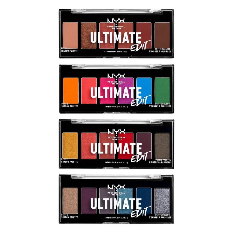 NYX Professional Makeup Ultimate Edit Mini Eyeshadow Palette - 0.04oz