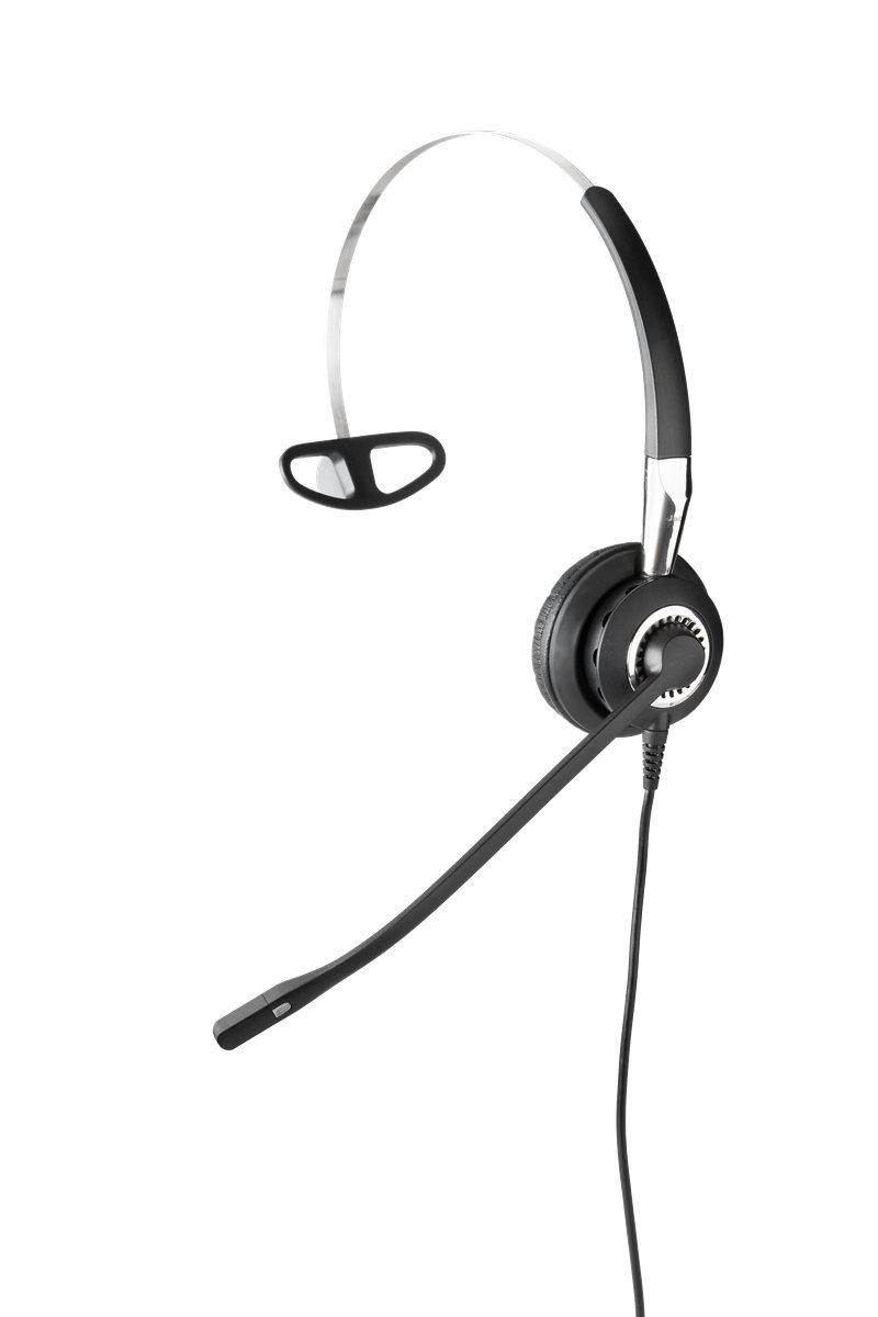 Jabra BIZ 2410 Omni Mono Corded Headset for Deskphone with Omni-Directional Microphone