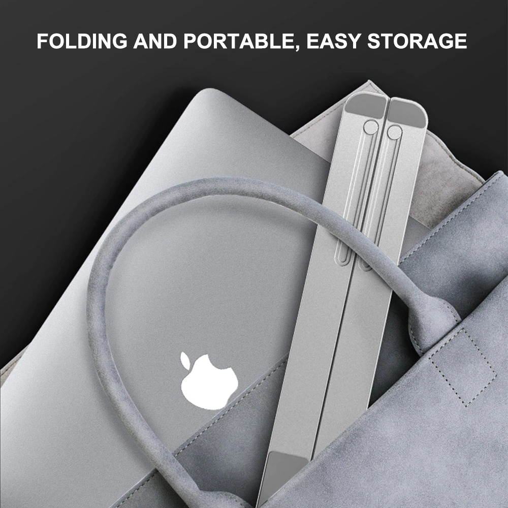 Alloy Portable Laptop Stand Notebook Laptop Accessories for Macbook Pro 13 Foldable Laptop Holder Desk for Mi Notebook Pro Etc