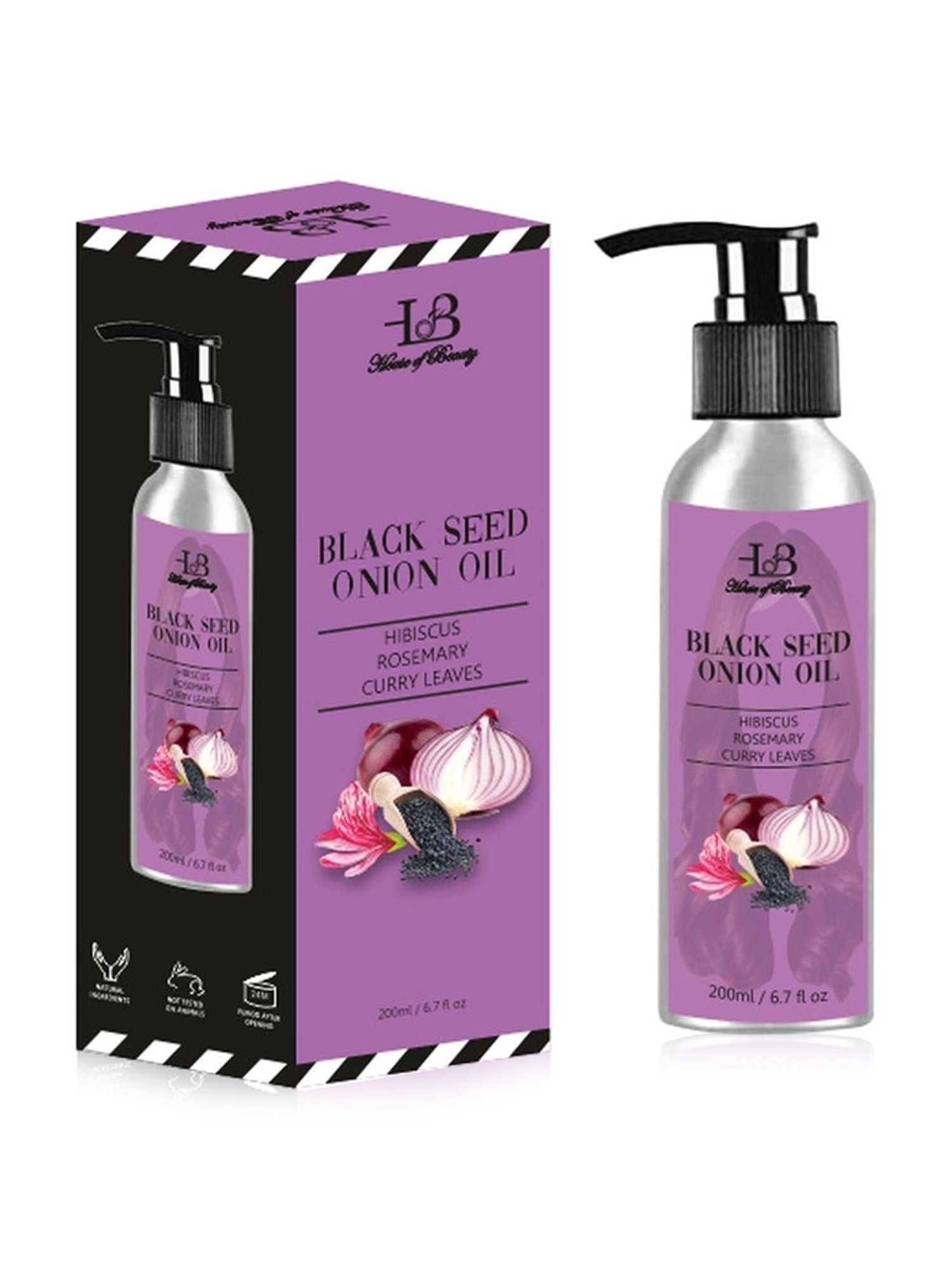 House of Beauty Black Seed Onion Oil - 200 ml
