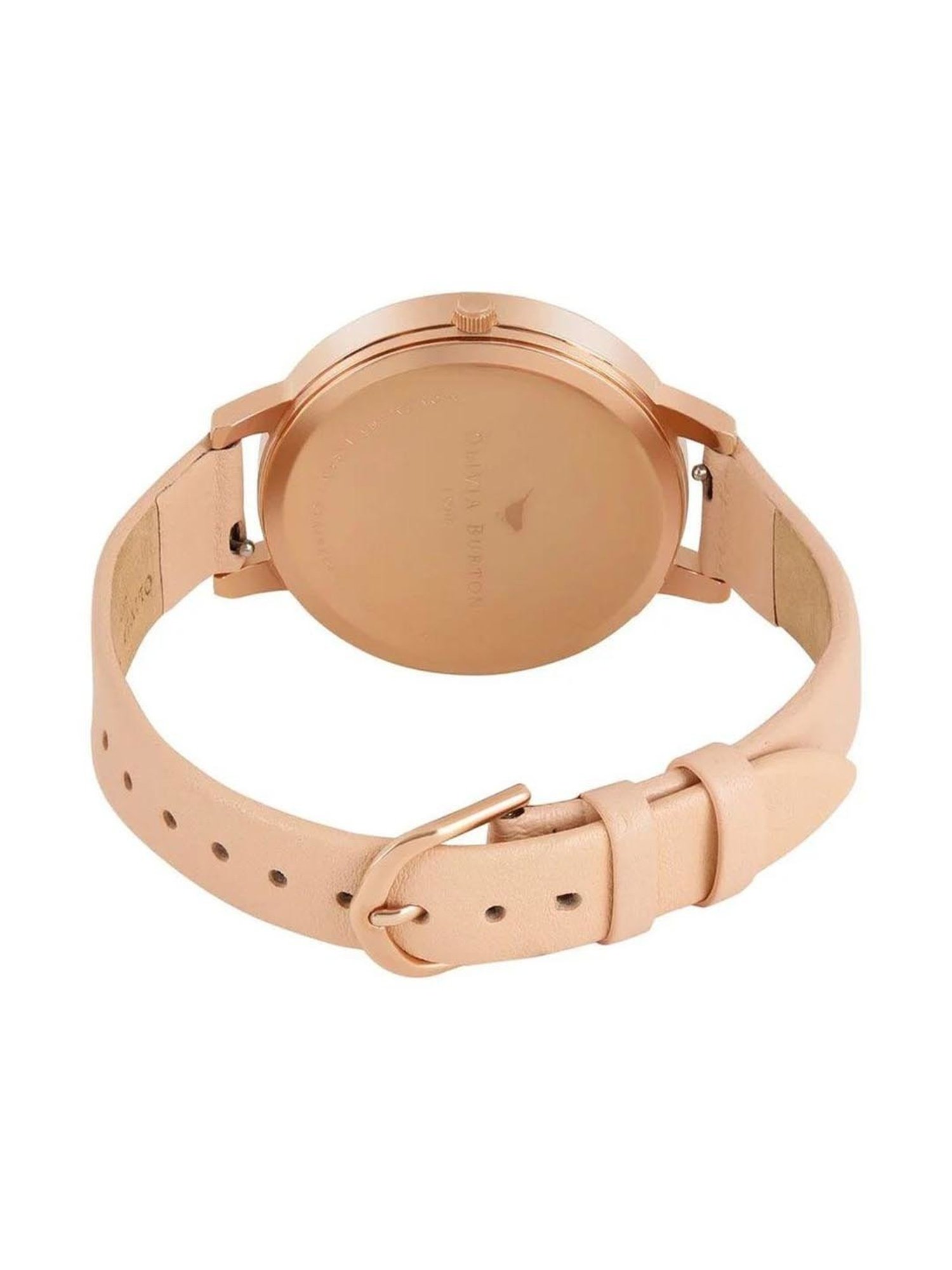 Olivia Burton OB16CS12W Marble Florals Analog Watch for Women