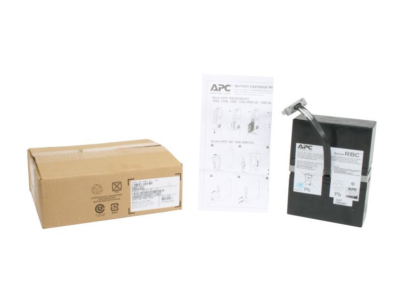 APC UPS Battery Replacement for APC Back-UPS Models BR1000, BX1000, BN1050, BN1250, BR1200, BR500, BR800, BR900, BX1200, BX800, BX900 and select others (RBC32)