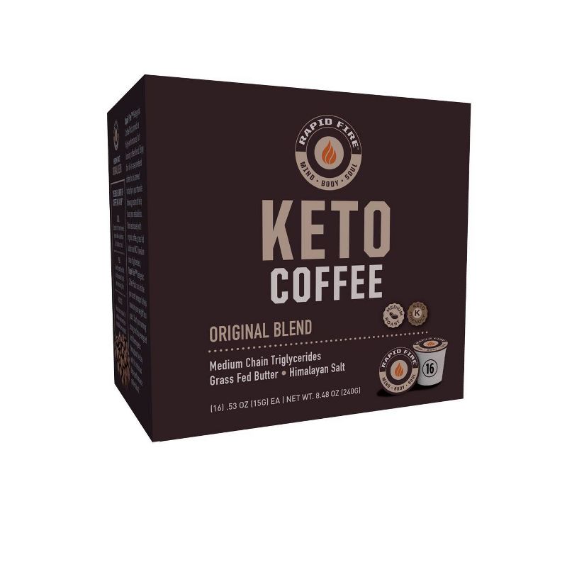 Rapid Fire Coffee Original Light Roast Coffee Pods - 16ct