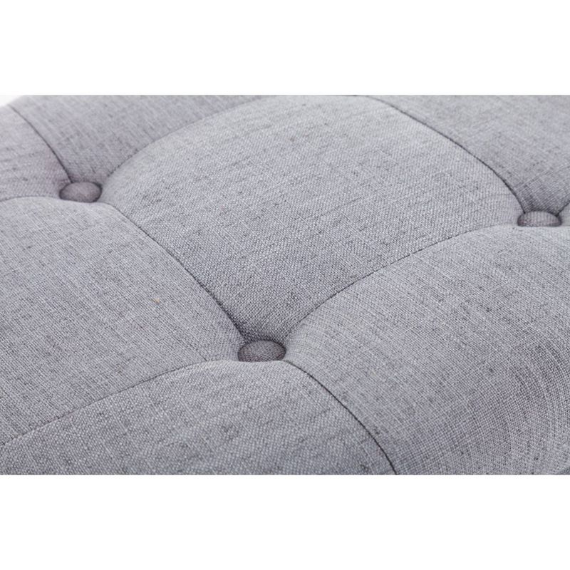 Angelina Storage Bench Gray - Boraam