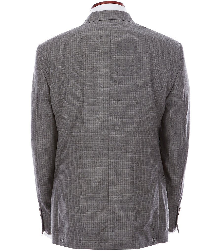 Psycho Bunny Slim Fit Tonal Check Wool Suit