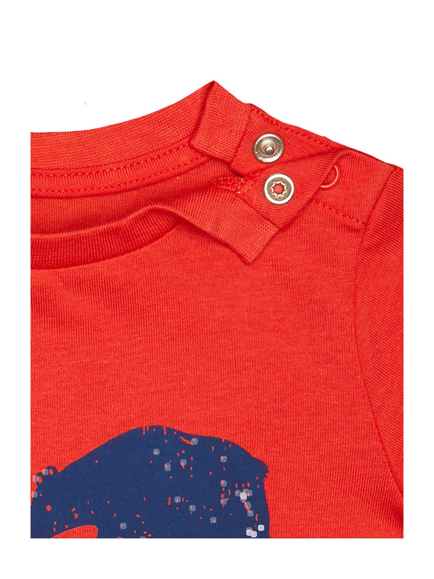 Mothercare Kids Red Printed Full Sleeves T-Shirt
