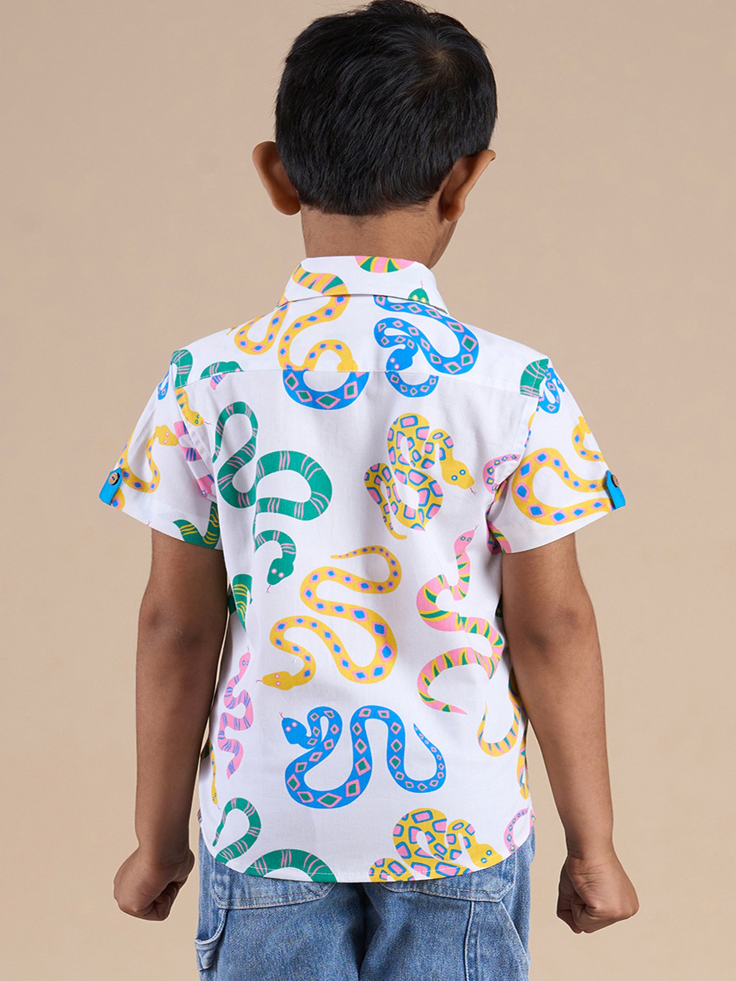 Lil Drama Kids Multicolor Printed Shirt