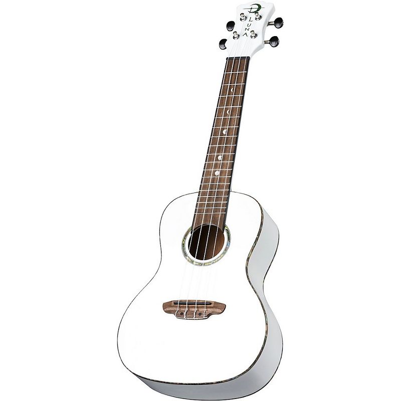 Luna Guitars Hau Snow Concert Ukulele White