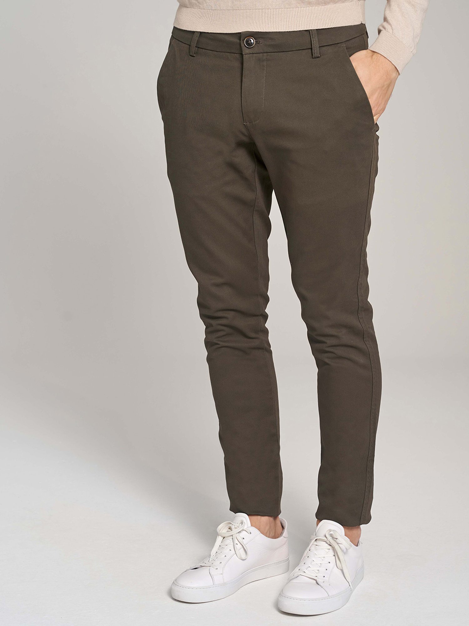Bruun & Stengade Olive Solid Trousers