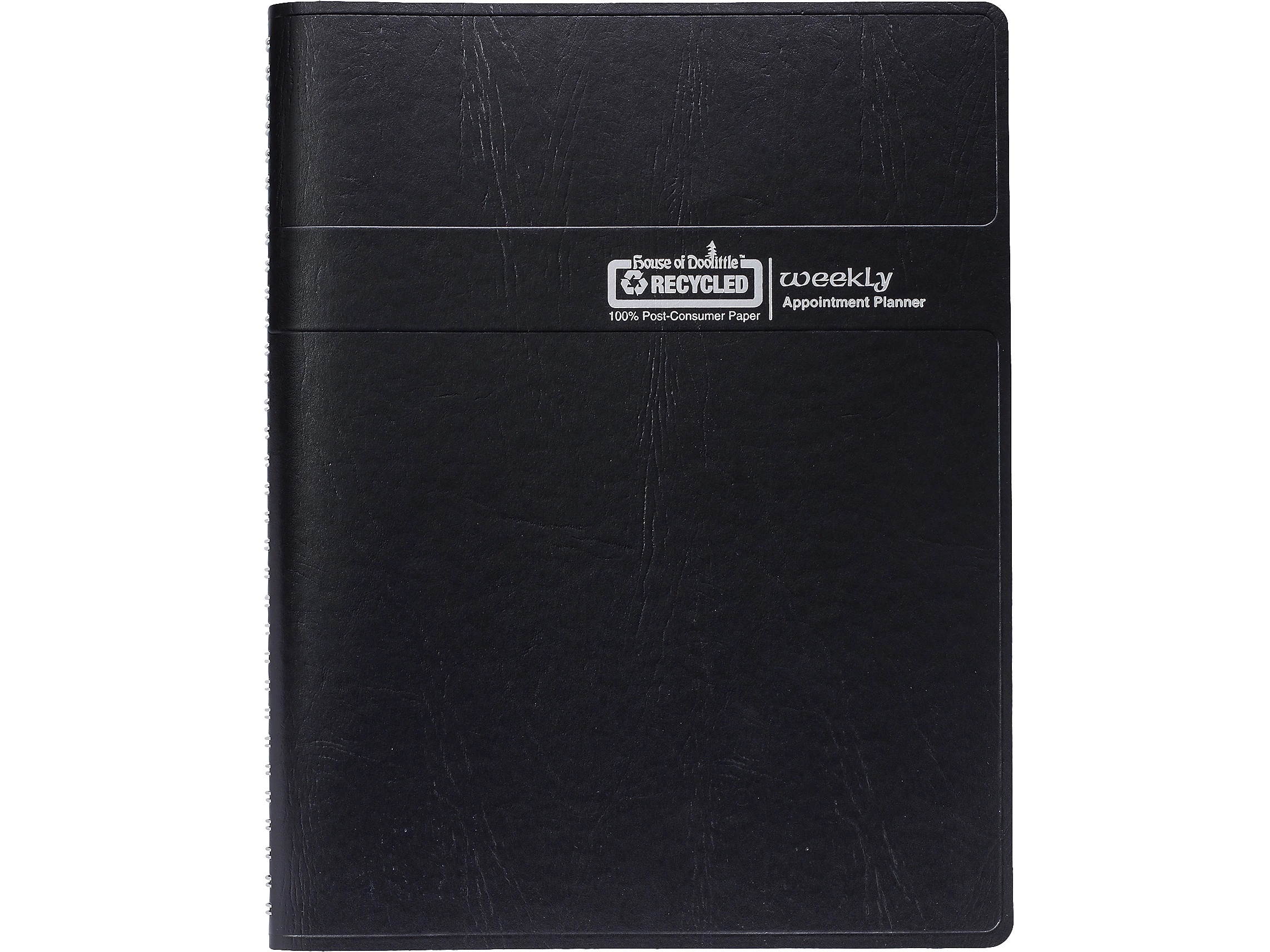 House of Doolittle 2022 5" x 8" Appointment Planner Black 27802-22