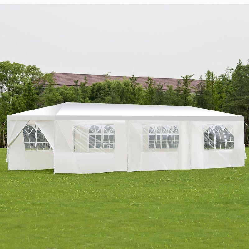 Costway 10'x30'Heavy duty Gazebo Canopy Outdoor Party Wedding Tent