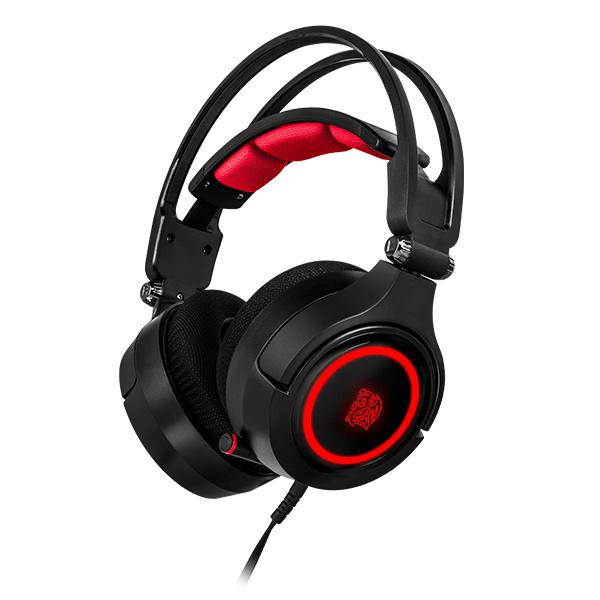 Tt eSPORTS CRONOS Riing RGB 7.1 Premium Virtual Surround Sound Gaming Headset HT-CRA-DIECBK-20