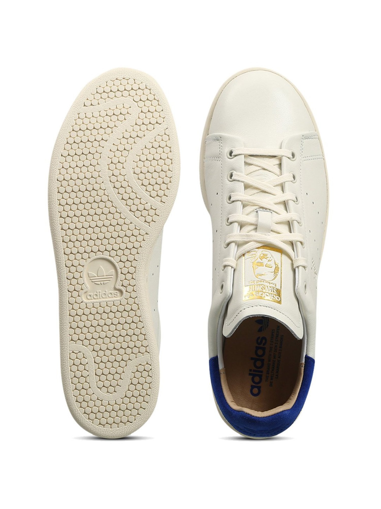 Adidas Originals Men's STAN SMITH LUX Off White Casual Sneakers