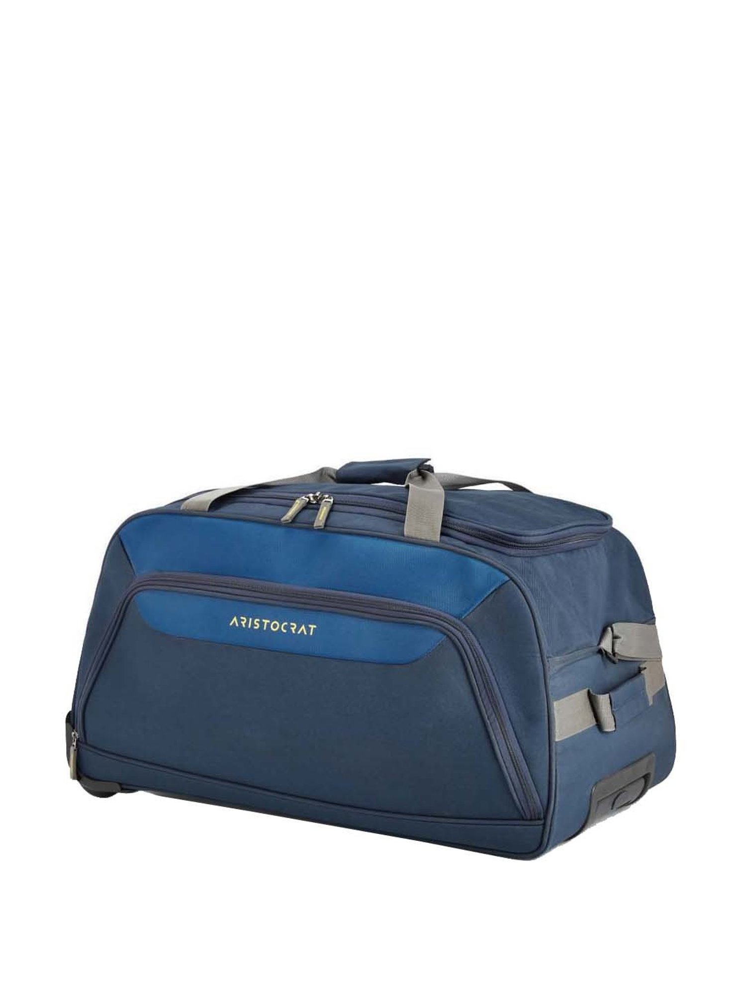 Aristocrat Blue Medium Soft Cabin Trolley - 65 cm