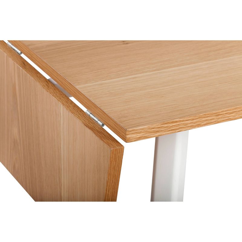 Abacus Extendable Dining Table Oak Brown/White - Universal Expert