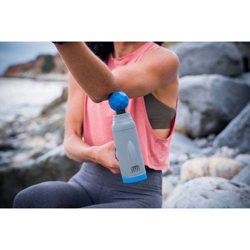 Addaday Me Time Massage Gun Bundle - Gray/Black