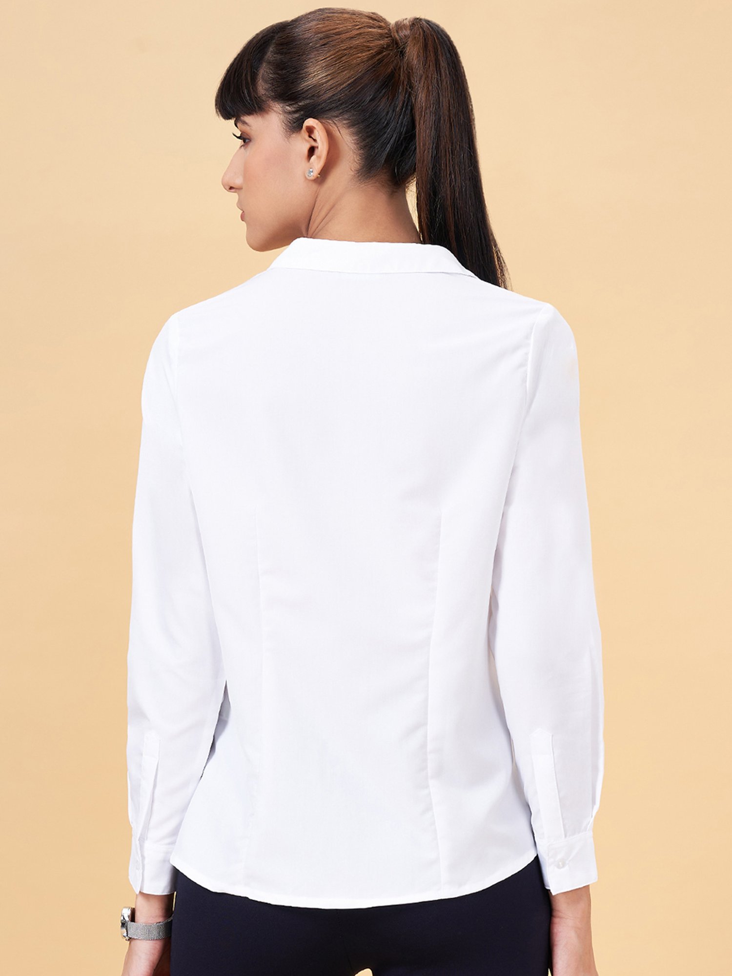 Style Quotient Brown Regular Fit Formal Shirt