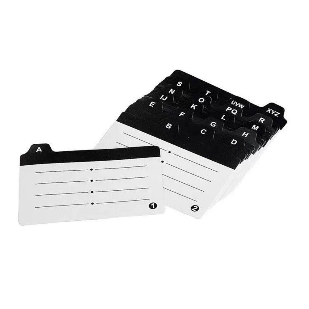 MyLifeUNIT Business Card Holder, Name Card Organizer with Dividers and Index Tabs (500 Cards)