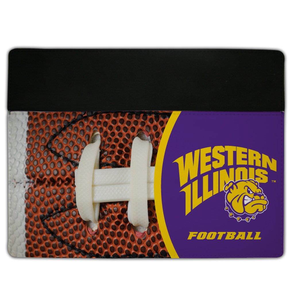 VictoryStore Electronic Device Vinyl Skin Cover, Western Illinois University - iPad 2/3 Cover - Design 3 - Protective Leather and Suede Cas
