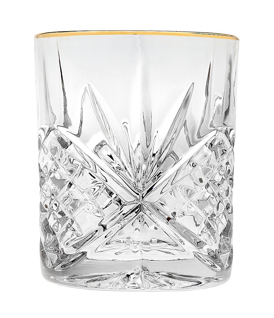 Waterford Lismore 6-Piece Crystal Double Old Fashioned Glass Boxed Set