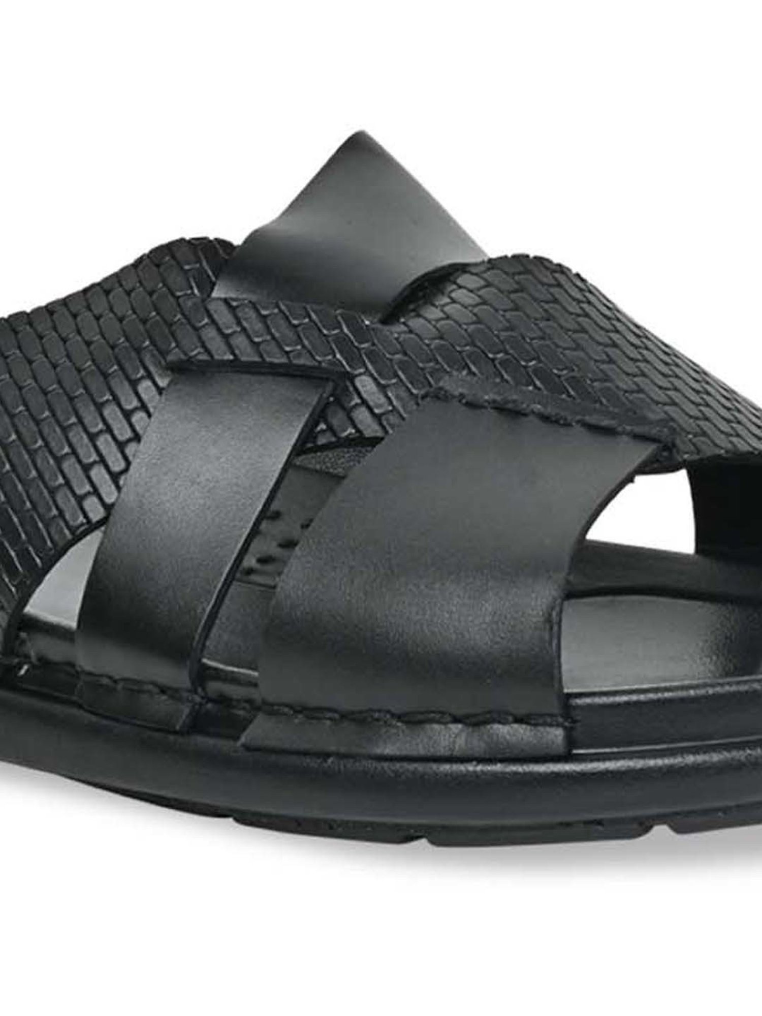 Regal Men's Black Casual Sandals