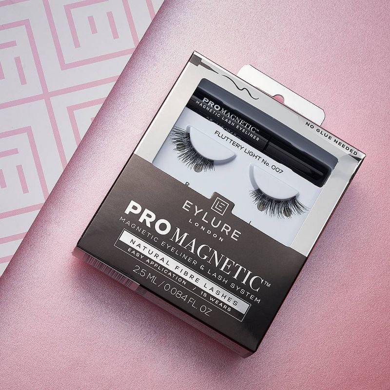 Eylure ProMagnetic Natural Fiber False Eyelashes No.7 - Black - 1pr
